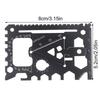 1/2/5 Pezzi Carta Utensile EDC 18-in-1 Acciaio Inossidabile 420 Multifunzione Apribottiglie/Lattine Portachiavi Cacciavite Chiave Inglese Carta