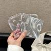 Korean Cute Bowknot Phone Case For Samsung Z Flip 6 5 4 3 Cover with Chain Clear Hinge Cases for Galaxy Z Flip5 Flip6 Flip4 Capa