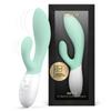LELO INA 3 G-Spot Rabbit Vibrator for Women - Sex Toys Clitoral Rabbit Vibrator for Women, 10 Vibration Modes and Waterproof Design, Seaweed