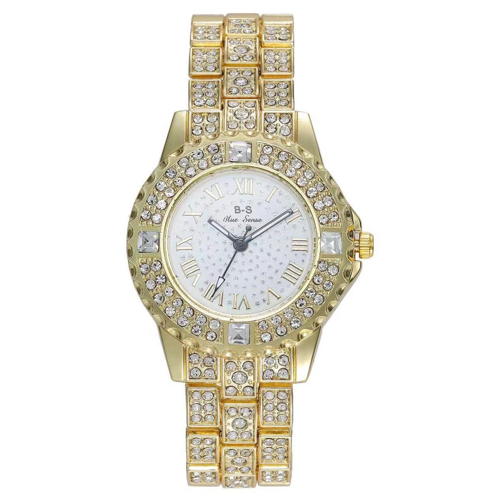 

Elegant Ladies Jewelry Watch With Crystal Dial For Casual Wear золотий