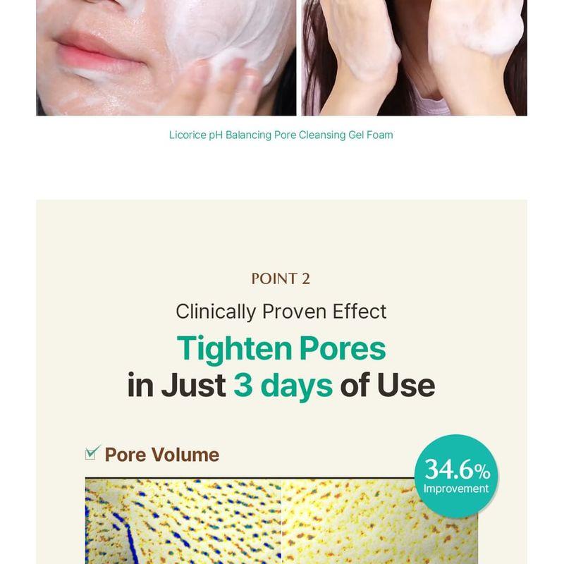 acwell - Licorice pH Balancing Pore Cleansing Gel Foam