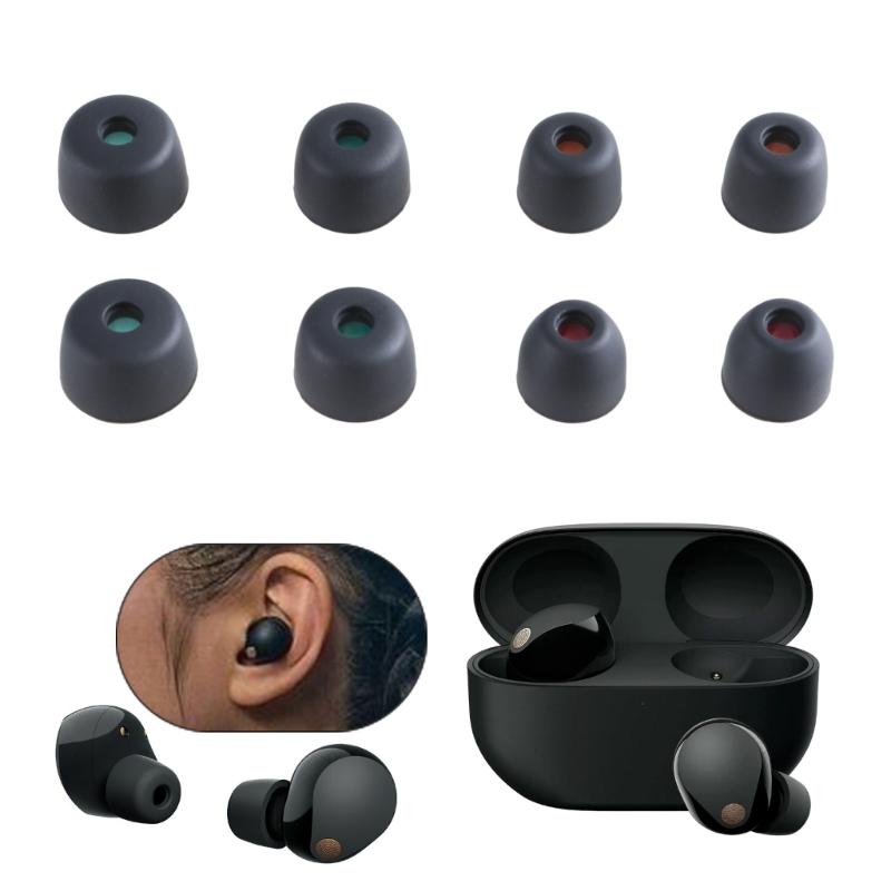 Silicone Ear Tip Wireless Earbuds Case for WF-1000XM5 Neck-mounted Earphones Eartip Anti-Slip Avoid Falling Offs
