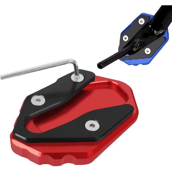 Motorcycle Kickstand Extension Extender Replacement for Yamaha R3 yzf-R3 MT03 MT-03 2022 2023 UP CNC Aluminum Kickstand Foot Enlarger Pad
