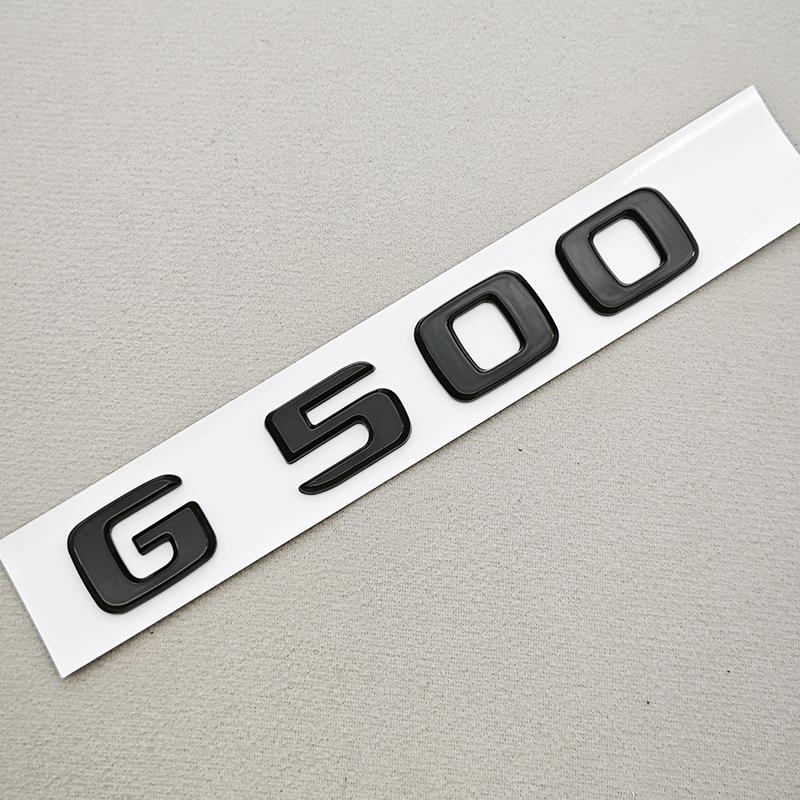 IXEA6 3D ABS Car Letters Logo G350 G350d G500 Sticker Rear Trunk Badge Emblem Decals For Mercedes Benz G350 G500 W463 Auto Accessories