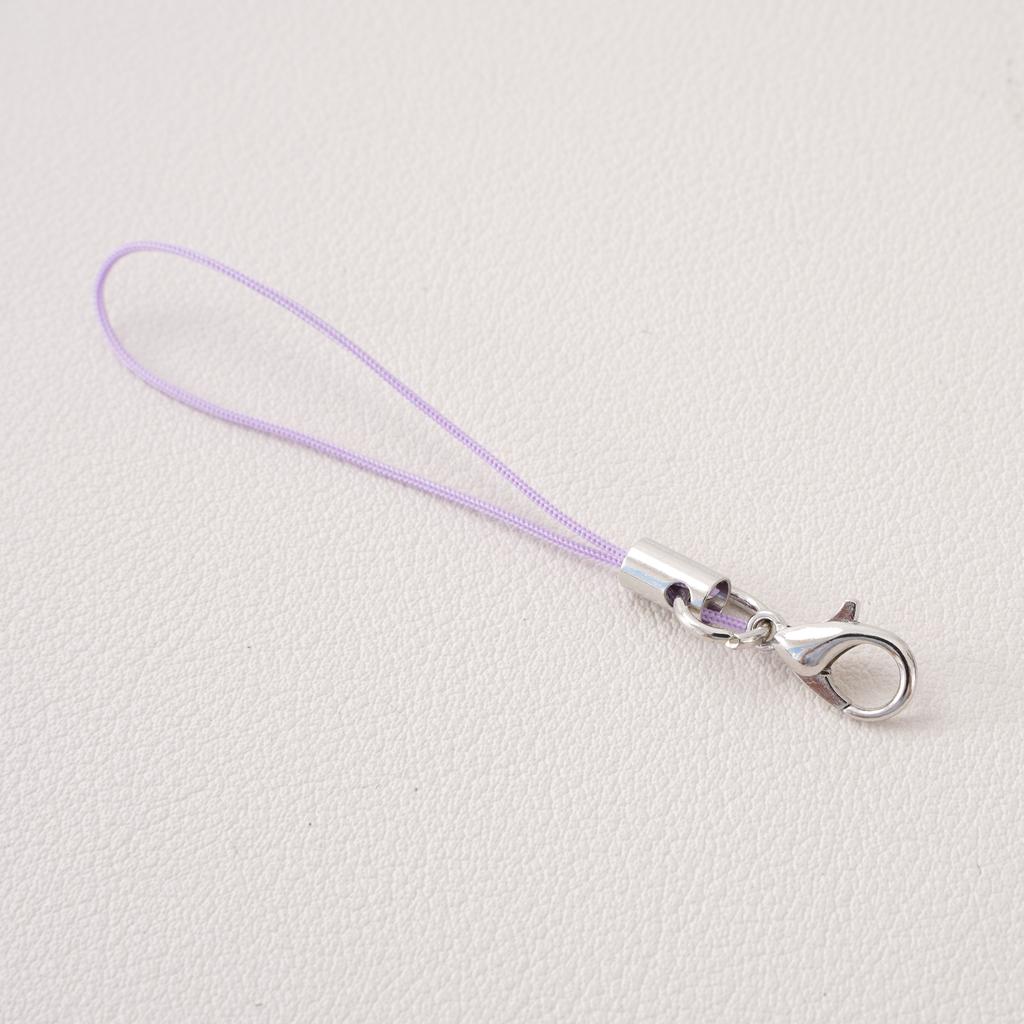 10Pcs/pack Polyester Phone Strap Lobster Clasp Phone Strap Doll String Keychain Phone Lanyard