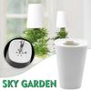 360-Degree Rotation Inverted Sky Garden Hanging Pot Plastic Upside-Down Hanging Planter Pot New Upside Down Planter Flowerpot