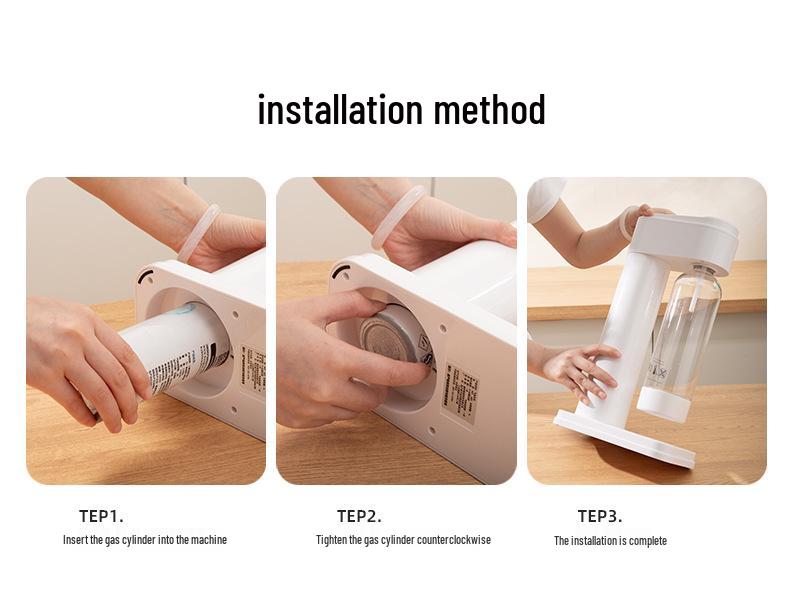 Guo Lun Sparkling Water Maker - DIY Home Carbonated Drink Machine