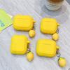 Ins Simple Lemon for AirPods Pro1 Generation Protective Case 1 Generation Pro1 Generation Apple Bluetooth Headset Soft Case