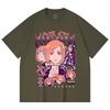 230 Gsm 100% Cotton Jujutsu Kaisen V16 Nobara Print Unisex Heavy Cotton T Shirt