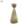Thick Natural Straight Hair Wig Doll Toy Hairpiece Accessories Children Gift