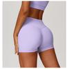 New Naked Cross High Waist Yoga Shorts Peach Tight Hip Lifting Sports Shorts For Women'S Outerwear Fitness Shorts