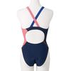 Mizuno Exersuit UP Medium Cut Competition Swimsuit for Training and Size M Women's Practice, N2MA0761, Blue,