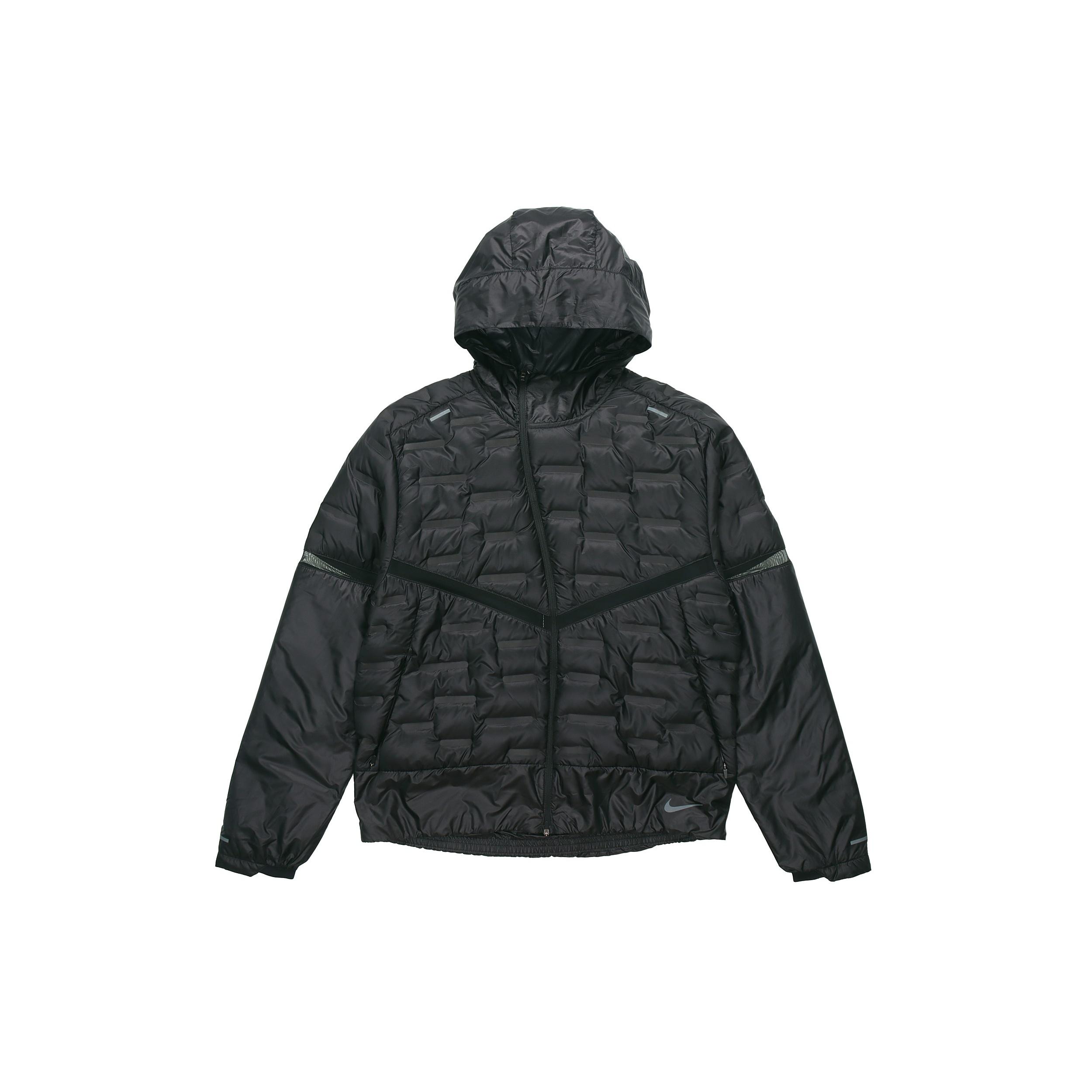 Nike Reflective logo Running Sports Down Jacket Black Men s CU7793-010 M