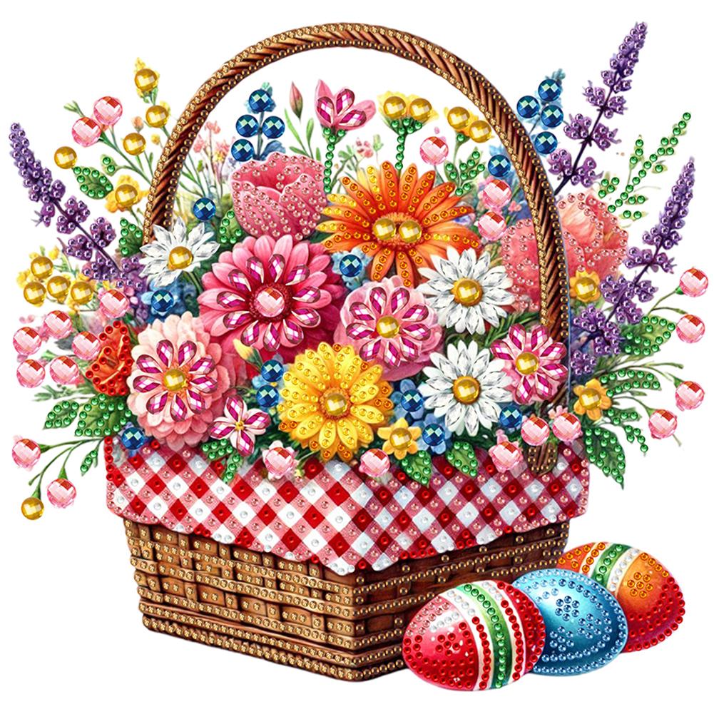 2025 New Easter Home Decor 30x30cm 5D DIY Partial Special Shaped Drill Diamond Painting Kit Handmade Air Craft Sets for Family