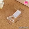 50 Pack Acrylic Card Display Stands with Nano Glue Transparent Easels for Showcasing Magnetic Card Holders Sports Trading Cards