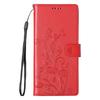 Applicable to Huawei PURA 80 butterfly love flower embossed mobile phone leather case Honor 600 foreign, plug-in card protective case