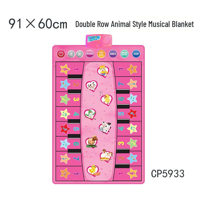 2022 Animal Music Baby Learning Piano Mat: Children's Dance Blanket Toy