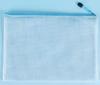 Multipurpose Student Supplies PVC Mesh Pouch Clear Mesh Stationery Organizer Smooth Zipper File Document Bag