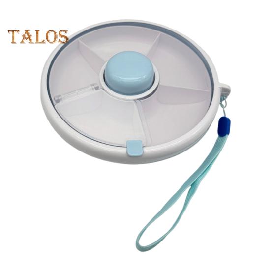 

Вращающийся контейнер для закусок с крышкой, вращающийся набор, портативная коробка для конфет для детей, конфетный столик, тарелка для дыни, герметичная коробка для закусок для дома, офиса, школы, пикника