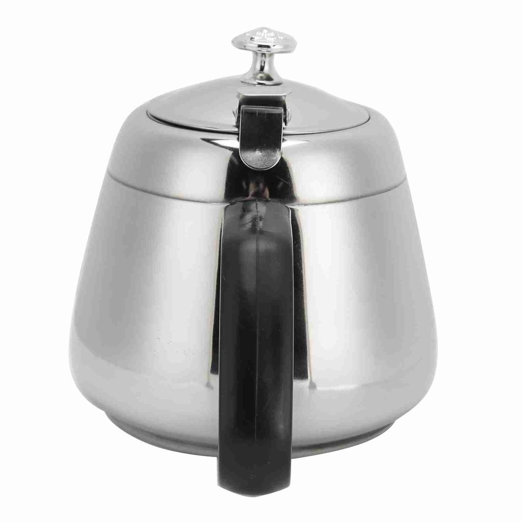 1.5L Stainless Steel Tea Pot Coffee Pot With Removable Filter Durable Hot Water Kettle For Loose Leaf Tea Home Restaurant Teawar