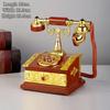 Retro Telephone Music Box Vintage Mechanical Phonograph Jewelry Storage Case Creative Birthday Gift Antique Home Table Decor