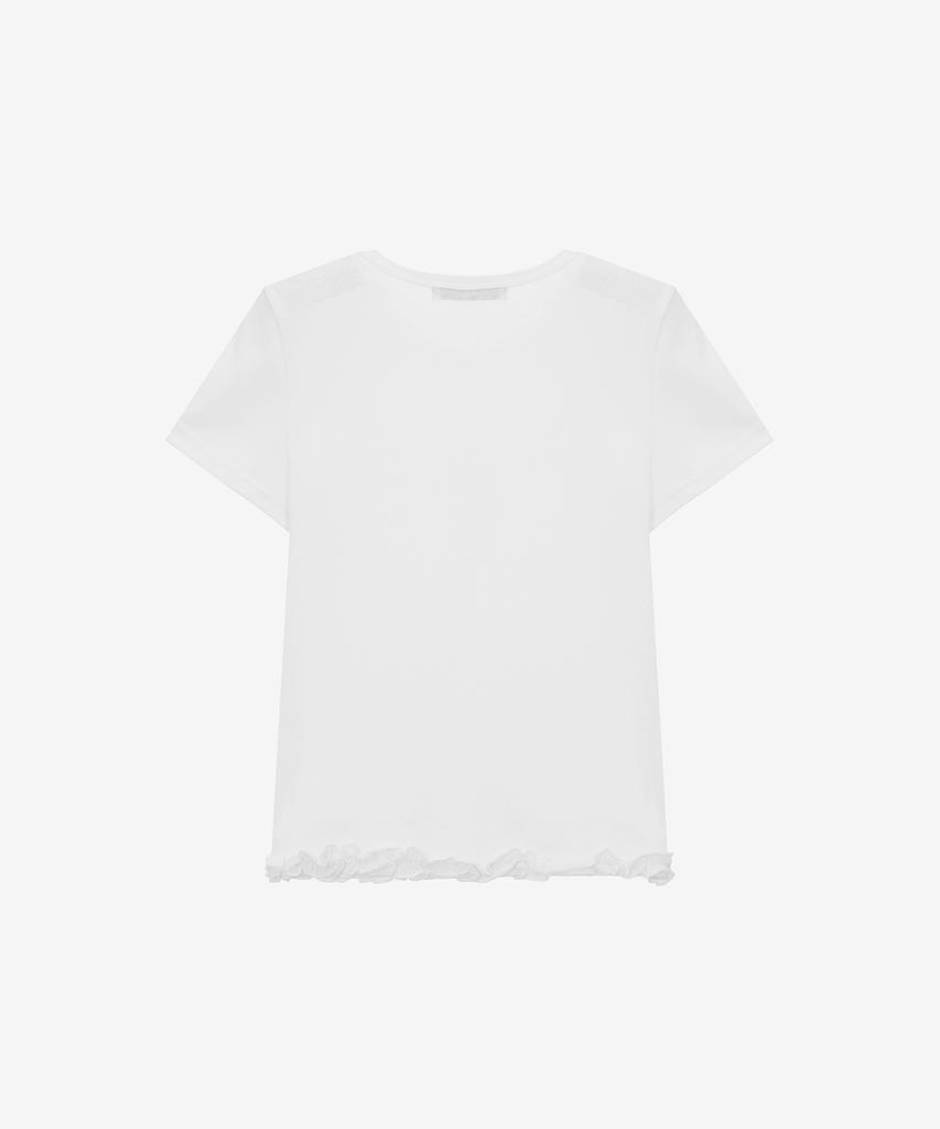 JUCYJUDY Frilled Hem Short Sleeve T-Shirt Jzts329B