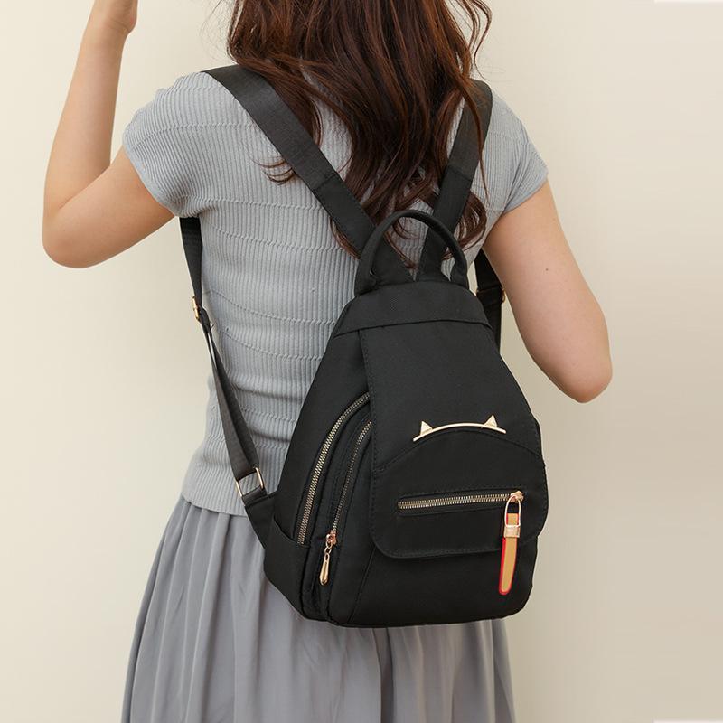 New Women's Backpack Fashionable Versatile Travel Bag Anti-theft Backpack Anti-splashing Casual High-value Backpack