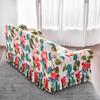 Stretch Sofa Covers Elastic Spandex Sofa Skirt Cover For Living Room Pastoral Floral Armchair Couch Slipcovers