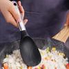 Cooking Stainless Steel Handle Dinnerware Silicone Rice Paddle Rice Scoop Kitchen Spoons Spatula