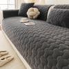 2026 New 1pc Flannel Sofa Cushion, Thickened Warm Plush Non-slip Seat Pads, Protective Throw Cover for Leather Sofa