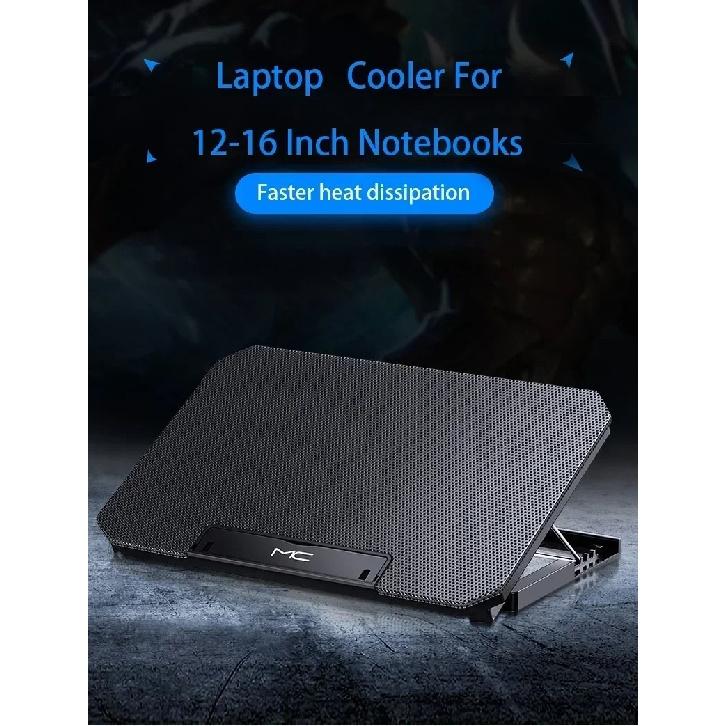 New Laptop Cooler Dual Turbo Lifting Bracket Folding Storage Air-cooled Desktop Computer Cooling High-speed Cooling Base Bracket
