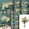 Stunning Dandelion Eucalyptus Hybrid Bouquet Ideal For Weddings And Home Decoration