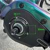 Middle Motor Chain Wheel Chainring 42T Sprocket Aluminum Alloy Chainring Electric Bicycles Chainwheel with Cover Enduring