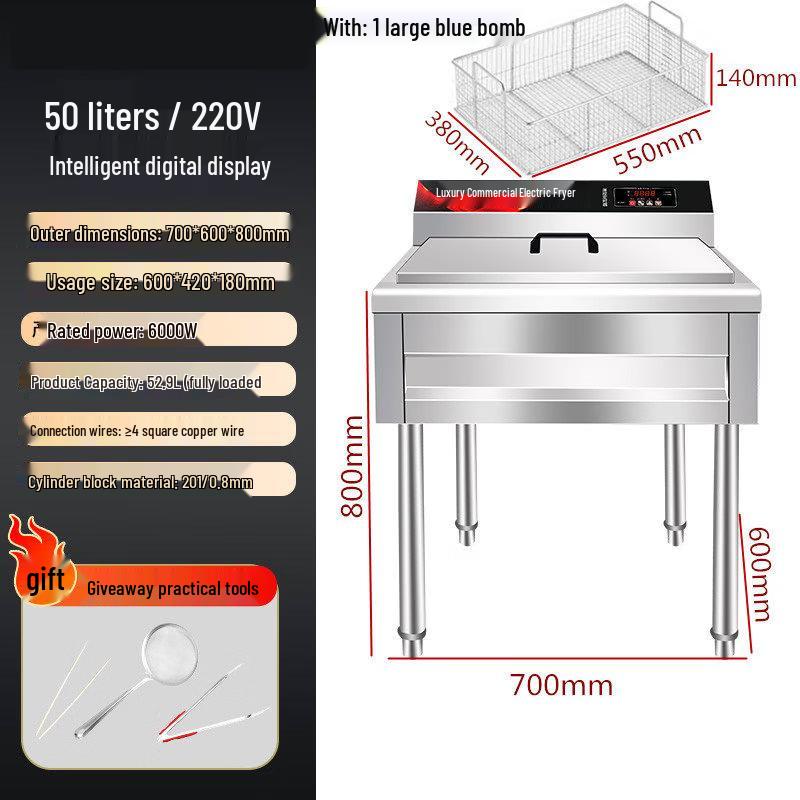 JPHZNB Vertical Electric Deep Fryer