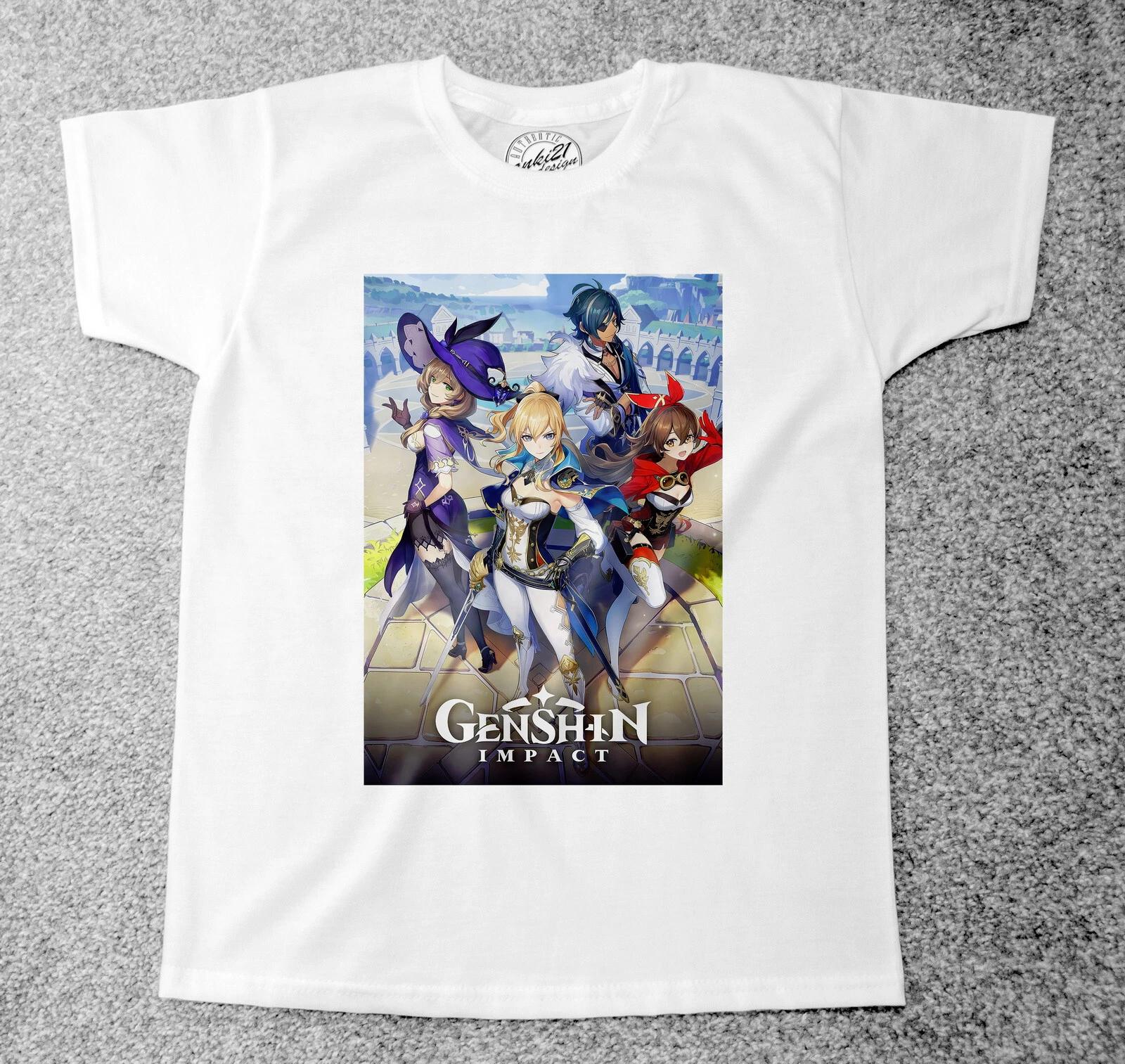 

Genshin Impact 001 Anime/Manga video Childrens/Kids Adult t shirts/t-shirts 140