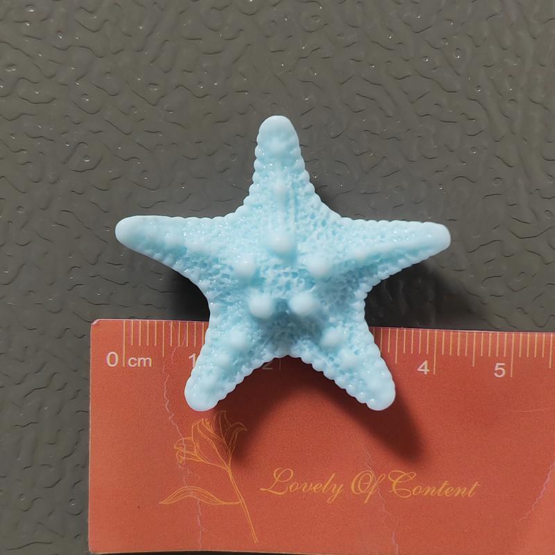 4cm Resin Starfish Fridge Magnet Home Decor Accessory Aquarium Ornament Refrigerator Cute Kitchen Decorations Po Stickers