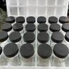 Bamboo Lid Glass Spice Jar with Flip-Top