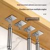 Stainless Steel No Drill Adhesive Wall Hooks Waterproof Self Sticky Hanging Hooks for Kitchen Bathroom Office Use