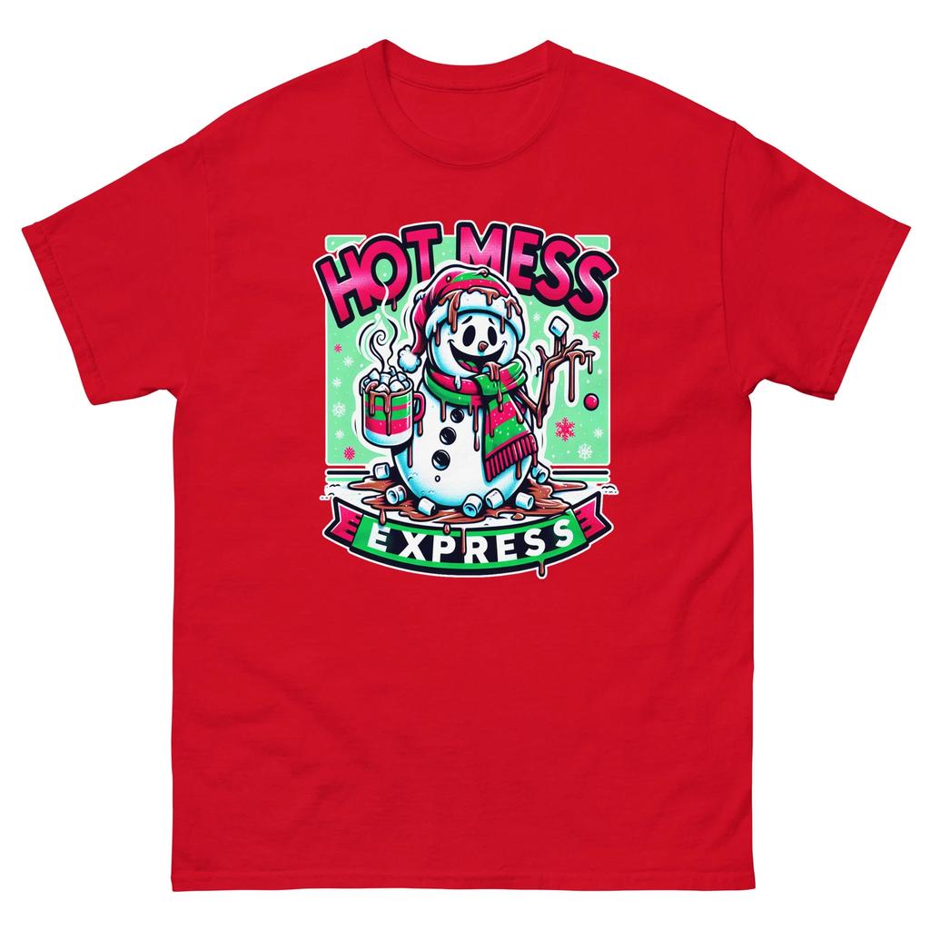 Hot Mess Express Christmas Xmas Funny T-Shirt