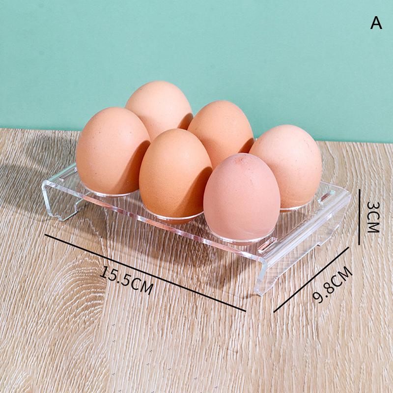 6/10 Holes Egg Storage Container Refrigerator Holder Display Organisers