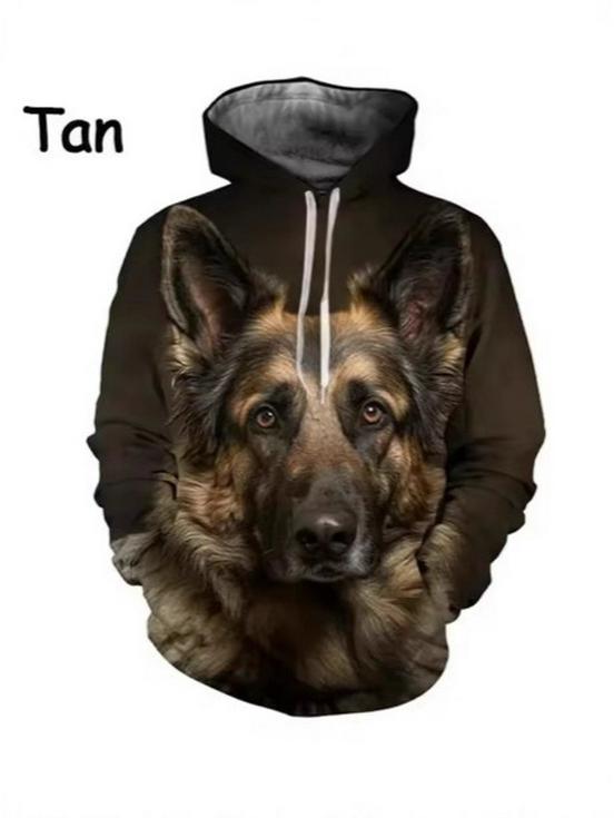 2025 Personalized 3D Animal Pattern Hooded Sweatshirt