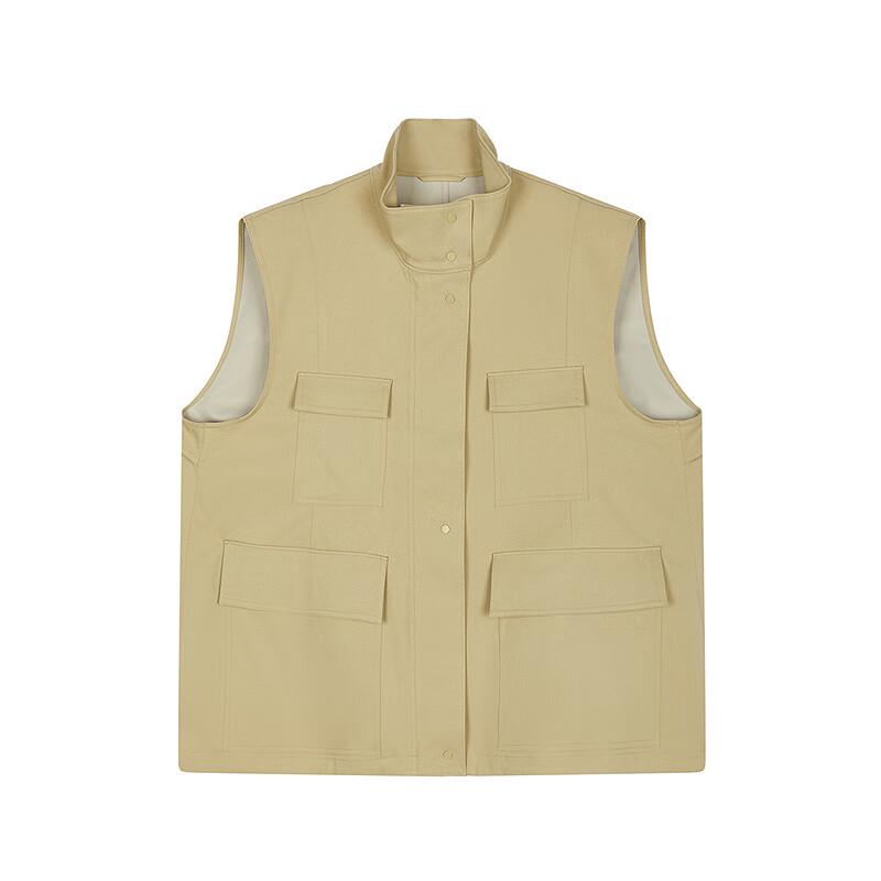 JNBY 25 Autumn Loose Stand-Collar Sleeveless Vest