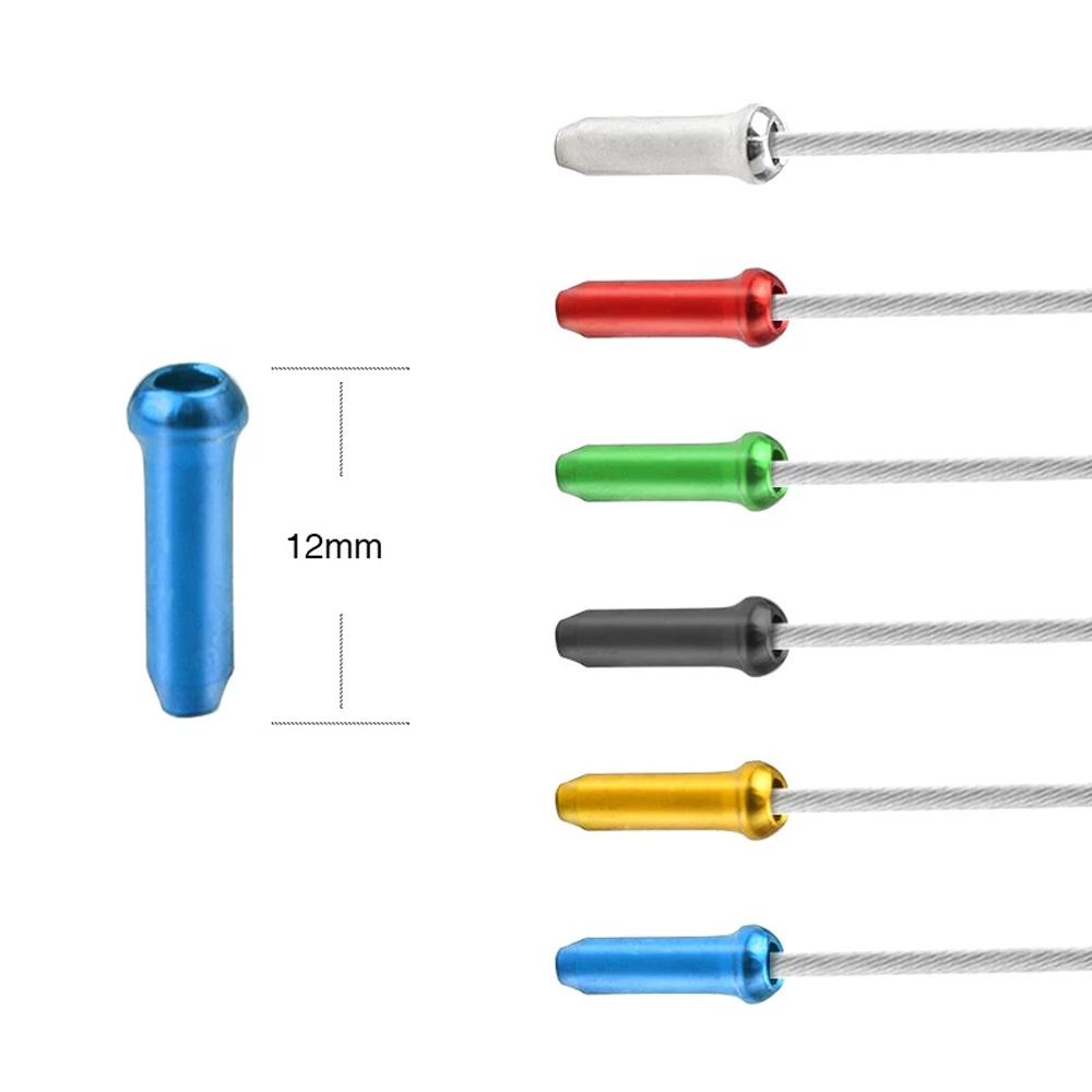 Color Derailleur Shift Cables Brake Shifter Cables End Caps Inner Cable Tips Bicycle line tail cap