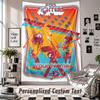 Custom Tapestry Wall Hanging, Foo Fighters Personalized Name Text Home Wall Decor