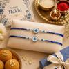 Set of 2 Rakhi For Brother With Card Evil Eye Rakhi For Raksha Bandhan Designer Rakhi Thread for Bhaiya - NewD