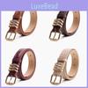 Classic Womens Stone Embossed Alloy Belt With Three Small Circles For Fashionable Office Outfits