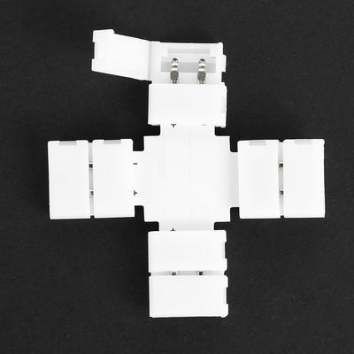 1/5/10Pcs New Corner  Solderless 8mm 10mm 2Pin PCB LED Strip Connector