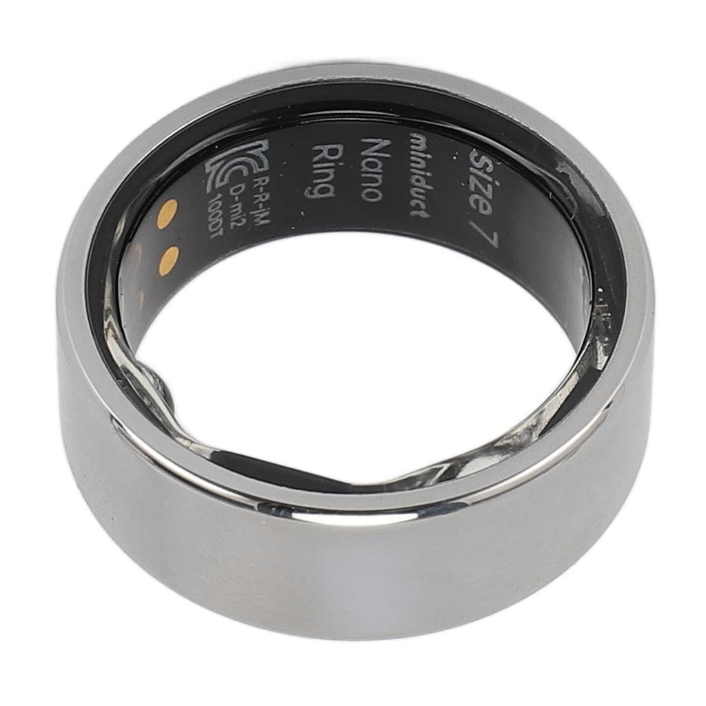 Smart Ring Wearable Step Counter IPX8 Water Resistant Sleep Tracking Smart Ring with Charging Base