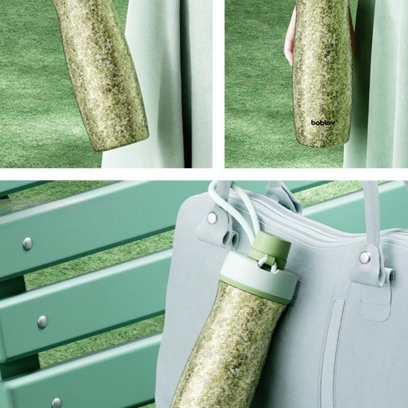 Bablov Pure Titanium Insulated Cup Men's Portable Sports Cup Women's Titanium Flasks Outdoor Cycling Mountain Climbing Water Cup