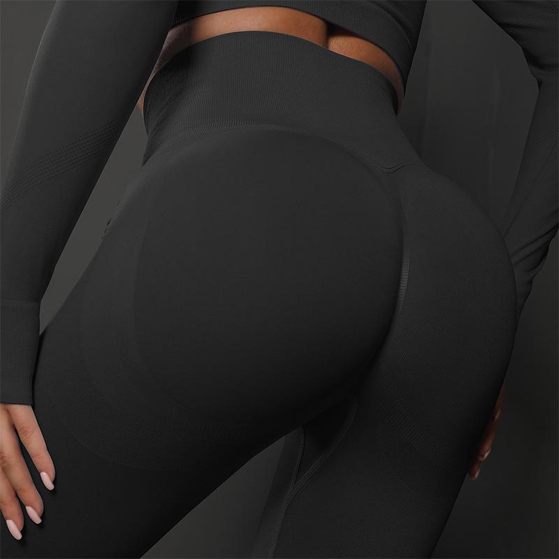 High Waist Seamless Yoga Pants - Hip Lifting Running Leggings for Women